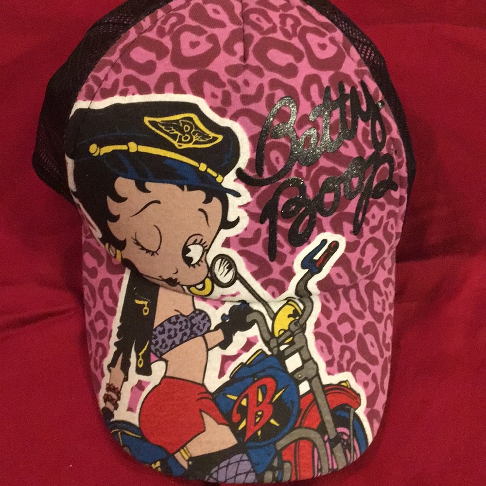 BETTY BOOP Hat one size fits all. Never worn